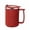 Red, variant on JHyouerji 400ml Stainless Steel Insulated Mug,Red Double Wall Thermal Coffee Tea Cup with Lid and Non Slip Handle,Rust Resistant Drink Cup for Home Office Commute Outdoor Use
