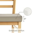 thumbnail image 5 of Patio Chair Cushions for Outdoor Furniture 19x19x4 Inch Set of 2, Waterproof Outdoor Seat Cushions, Garden Sofa Couch Thicked Chair Cushions with Ties, 5 of 9