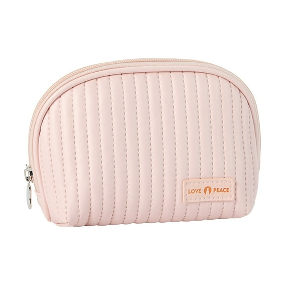 Cute Makeup Bag Mini Cosmetic Pouch for Women Small Quilted Beauty Bag Handy Zipper Pouch