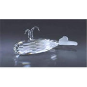 Asfour Crystal 953-65 3.42 L x 1.57 H in. Crystal Whale Sea Figurines