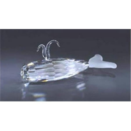 Asfour Crystal 953-65 3.42 L x 1.57 H in. Crystal Whale Sea Figurines