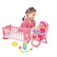 thumbnail image 4 of Baby Doll Toys Set 14 in whit 25 Pices with Doll, High Chair Seat, Crib, Milk Bottle for +3 Girls Boys., 4 of 6