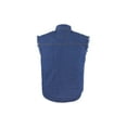 thumbnail image 6 of Dealer Leather  Mens Denim Blue Sleeveless Shirt - Small, 6 of 6