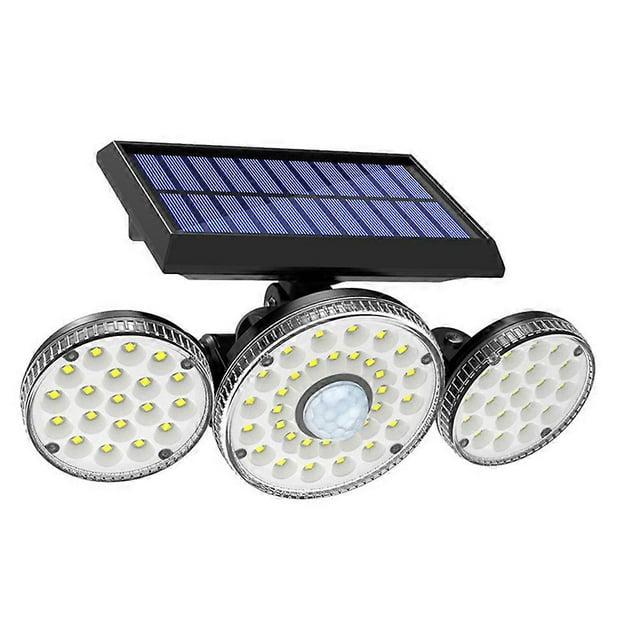 Security Lights Motion Outdoor Black ABS Plastic Solar Flood Lights Outdoor with 6-8H