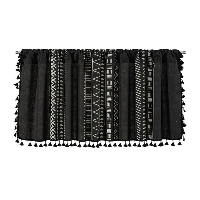 Valances for Windows,Valance Curtains for Kitchen Window Light Blocking, Short Rod Pocket Panels for Small Window Bathroom Basement
