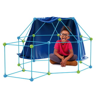  Power Your Fun Fun Forts Kids Tent for Kids - 81 Pack Fort  Building STEM Toys Kit, Construction Toys Play Tent Indoor and Outdoor  Playhouse for Kids with 53 Rods and