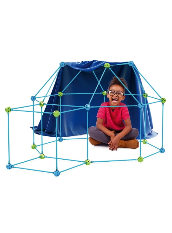 Construct-a-Fort Buildable Children's Playset, 85 Pieces Count per Pack, Ages 3+ by MinnARK