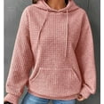thumbnail image 6 of Women's Loose Casual Solid Color Long-sleeved Sweater, 6 of 11