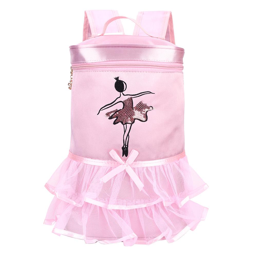 LYUMO LYUMO Children Ballet Dancing Satin Backpack Ballerina Girl