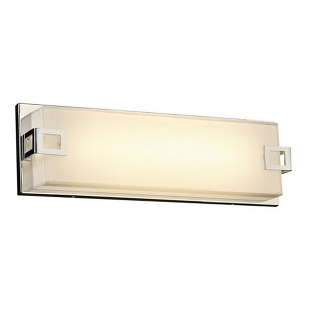 PLC Lighting 3341PC Tucker 1-Single Light Vanity Wall Sconce, Polished Chrome
