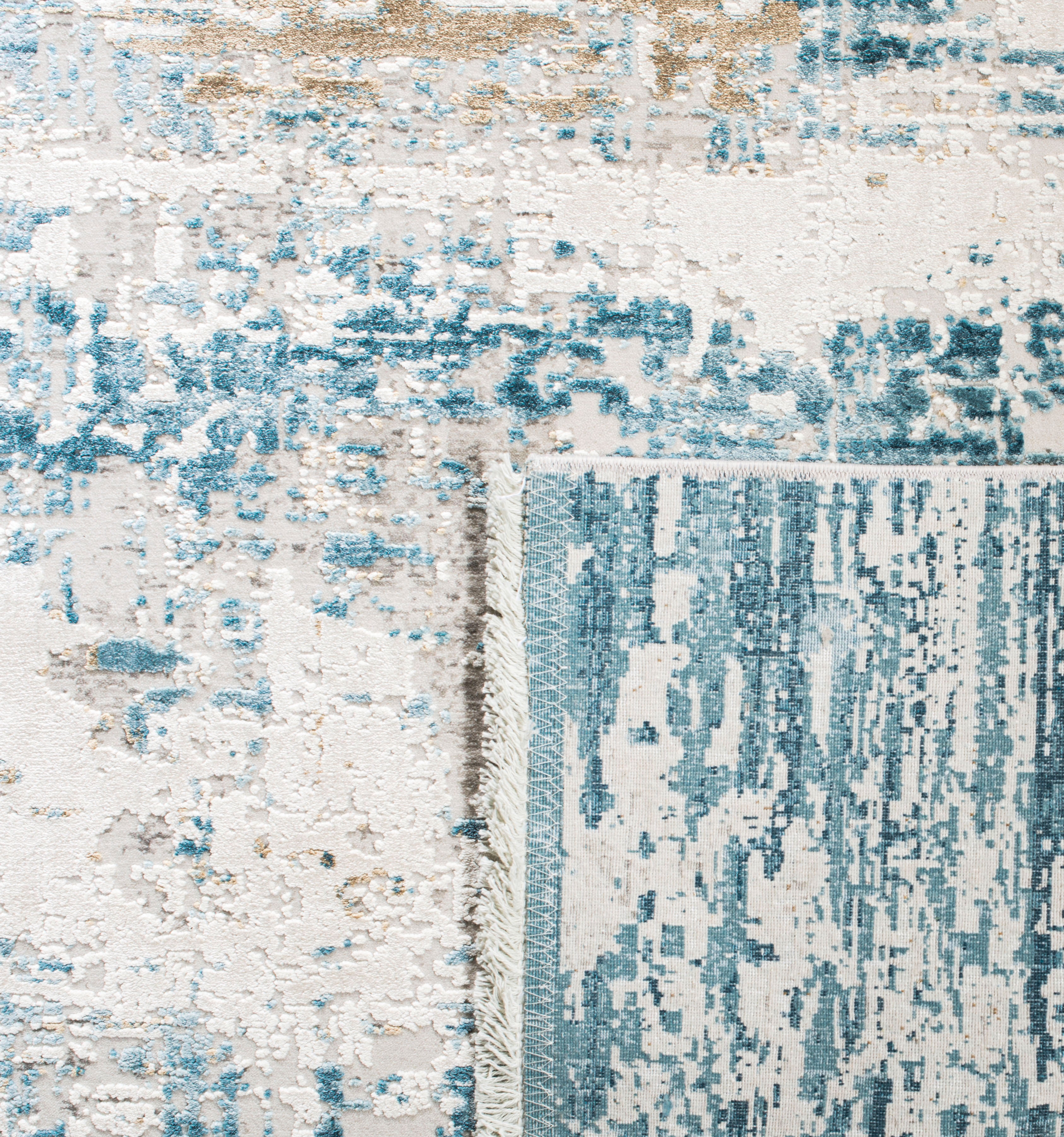 Safavieh Eclipse Earnestine Abstract Area Rug, Beige/Blue, 5'3" x 7'6"