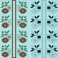 thumbnail image 1 of Ahgly Company Machine Washable Indoor Square Transitional Green Area Rugs, 6' Square, 1 of 7