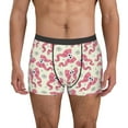 thumbnail image 2 of KLL Bow With Sugar Skull Men's Cotton Boxer Briefs Underwear-Small, 2 of 7