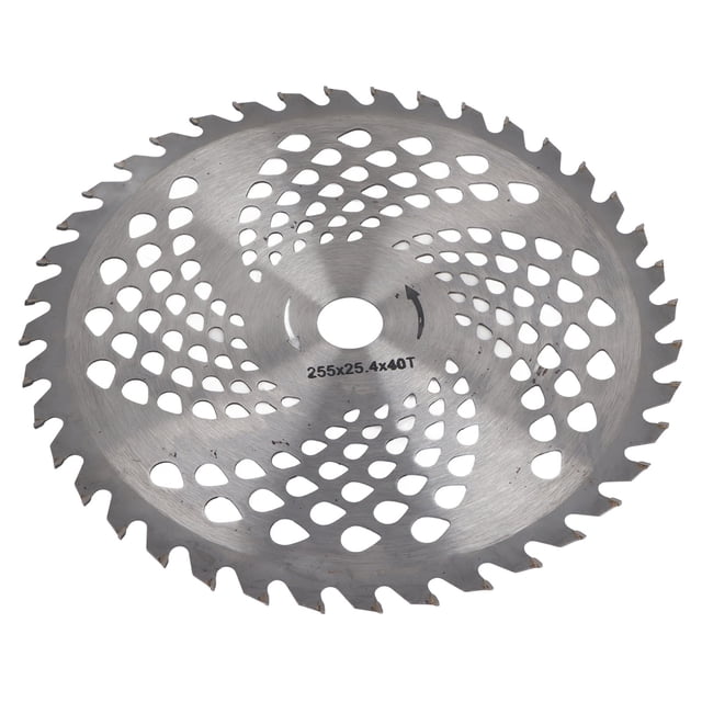 Cuchilla de Sierra de Cortador de Hierba, Disco de Cortador de Cepillo de Reemplazo de 40t Resistente a la Óxido de 1,4 mm Espesor MÁS SUPERÍA DE CORTE AGREGADO PARA ARBUSTOS