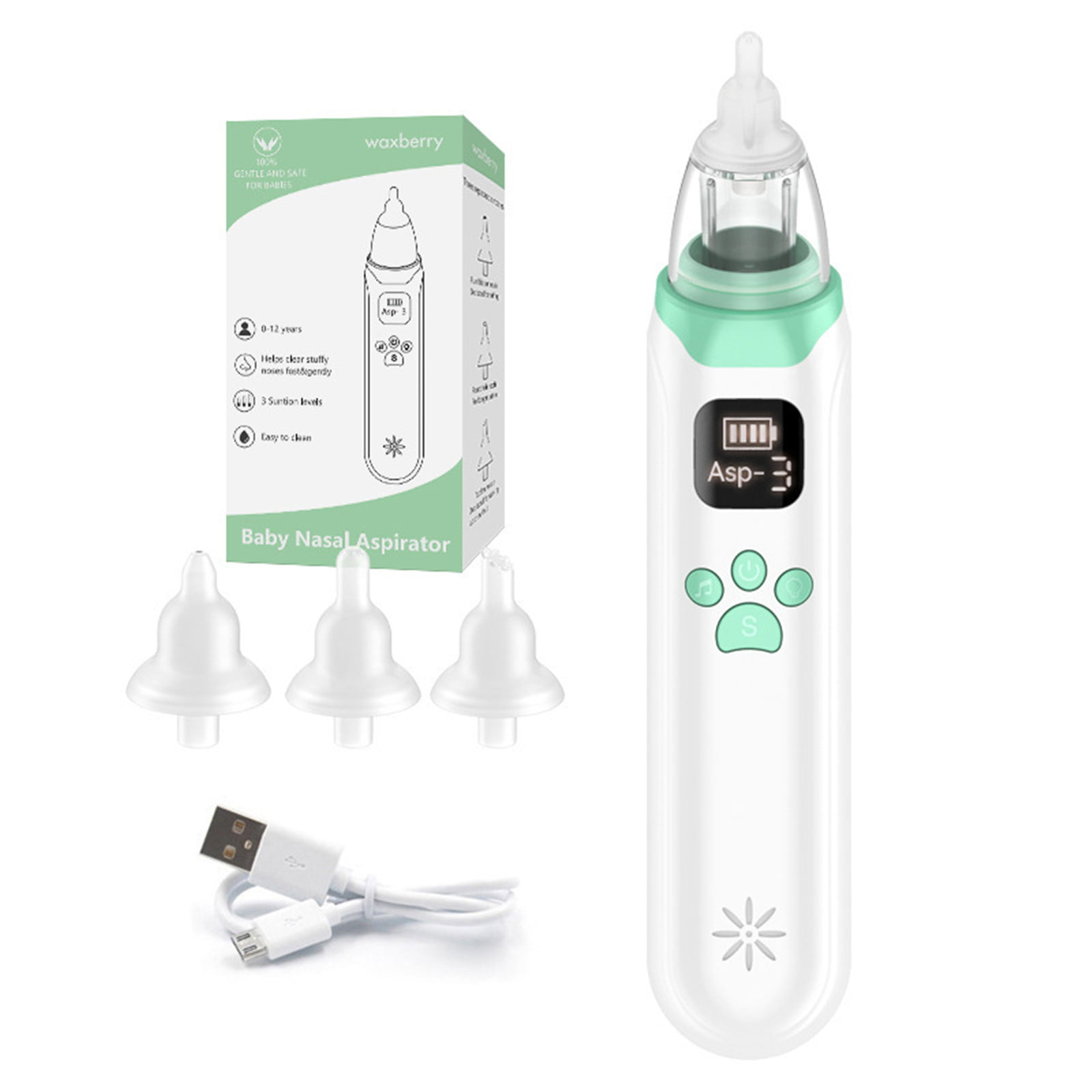 Dropship Rechargeable Baby Nose Cleaner With Soothing Music Mucus Snot  Booger Cleaner Anti-Backflow For Baby Infant 3 Intensity to Sell Online at  a Lower Price