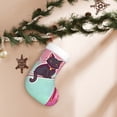 thumbnail image 7 of Salouo Cats On Broomstick Print Christmas Stockings,Large Xmas Stocking Set of 1 Holiday and Farmhouse Stocking for Christmas Holiday Party Decoration(17.7*11 Inch), 7 of 7
