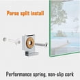 thumbnail image 2 of 4 Pieces Spring Mirror Clips Mirror Hanger Clips Fixing Mirror Clamp Mirror Brackets With Studs and Screws for Mirror Fixing Hangers Can Support, 2 of 5