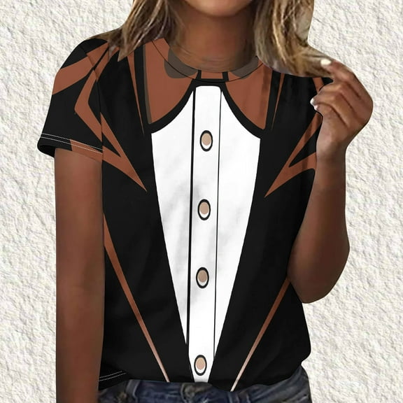 Xixinqiwan Plus Size Tops for Women,Womens 2025 Summer Tops Casual Cap Sleeve Round Neck Shirts Business Dressy Work Tunic Blouses