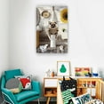 thumbnail image 5 of Funny Pug Dog Poster Bathroom Wall Art Pug on Toilet Reading Newspaper Poster Prints Painting Decoration Giclee Poster Printed Canvas Artwork, 5 of 6
