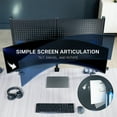 thumbnail image 5 of VIVO Single Ultrawide Monitor Pegboard Panel Mount, Fits up to 49" Screens, 5 of 8