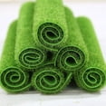 thumbnail image 2 of Artificial Garden Grass, Life-Like Fairy Artificial Grass Lawn 6 x 6 Inches Miniature Ornament Garden Dollhouse DIY Grass (4 Packs), 2 of 8