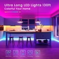 thumbnail image 2 of TJOY Tira de luces LED Bluetooth de 50 pies/100 pies Sincronización de música, 2 of 5