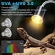 thumbnail image 4 of Tortoise Heat Lamp, Heat Spot Lamp For Aquarium Reptile With 2 Pieces E27 50 W Reptile Terrarium Lamp Uva Uvb Infrared Lamp, 4 of 5