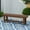Brown, variant on JUSTLET HDPE Outdoor 2-Person Dining Bench, Durable and Weather-Resistant for Patio, Garden and Balcony Use, Brown