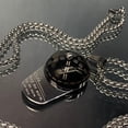 thumbnail image 2 of Baseball Accessories - Baseball Stuff - Baseball Necklace - Baseball Fan Jewerly (Black Obsidian), 2 of 7