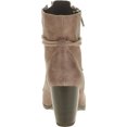 MoMo Women's Low Heel LaceUp Bootie
