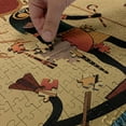 thumbnail image 4 of Ambesonne Egyptian Print Jigsaw Puzzle, Design Eye and Boat Theme, Heirloom-Quality Fun Activity for Family Durable Cardboard, 1000 pcs, Multicolor, 4 of 5