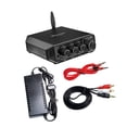 thumbnail image 1 of Amplificador de potencia estéreo de 2 canales con enchufe estadounidense, amplificador de audio para garaje, dormitorio y oficina., 1 of 9
