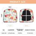 thumbnail image 3 of Pioneer Flower Seat Covers for Dining Room Chairs Set Of 4,Stretch Printed Washable Chair Seat Cover with Elastic Ties and Button,Removable Waterproof Couch Cushion Covers, 3 of 6