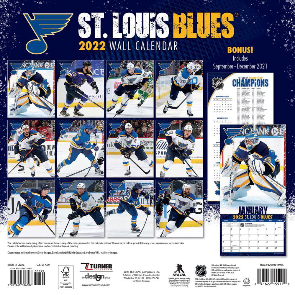 St. Louis Blues' 2021-2022 schedule released with start times