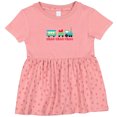 thumbnail image 3 of Inktastic Love Train Girls Baby Dress, 3 of 5