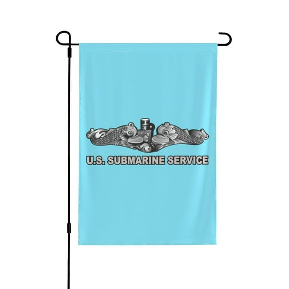 U.S. Submarine Service Garden Flag 12.5x18 Inch Double Sided Decorations Outdoor Yard Flags For Outside Lawn Porch Garden Decor