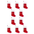 thumbnail image 2 of Matsuzay Medias de Navidad de tejido de precisión: duraderas y de moda para la temporada festiva Precision Large Red I Rojo grande I 10Conjunto, 2 of 6