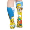 thumbnail image 5 of Simpsons Thick Stockings Casual Socks for Men Women Durable Comfort Calf Socks Soft Elastic Crew Socks 15.7", 5 of 8