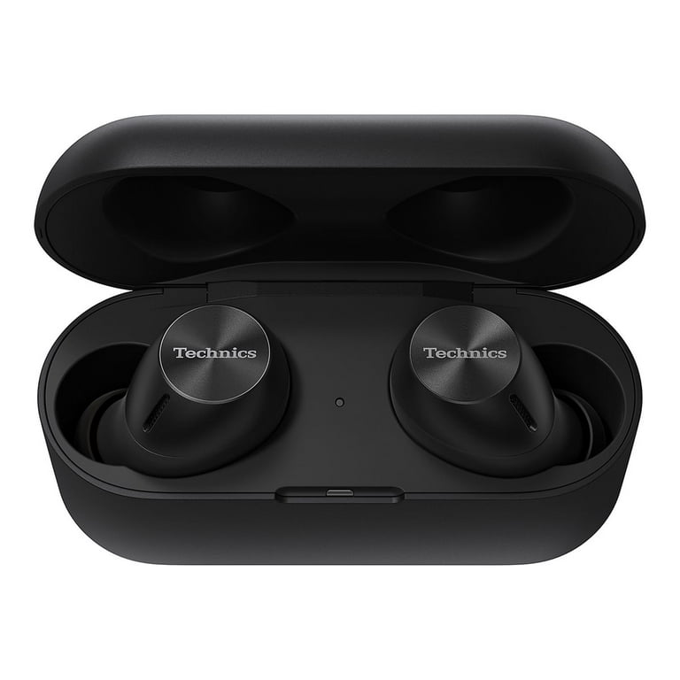 Technics Panasonic 2nd Generation Noise Cancellation Bluetooth Earbuds Headphone with Charging Case, Black Technics Panasonic 2nd Generation Noise Cancellation Bluetooth Earbuds Headphone with Charging Case, Black