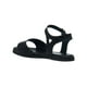 thumbnail image 4 of Sandalia Para Mujer Casual Ajustable Tipo Piel Negro Cómoda negro 24 Incógnita 108D1F, 4 of 7
