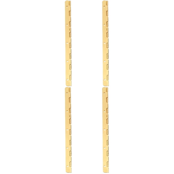 2 Pieces Brass Piano Hinge Bronze 190mm Vintage Hinges for Wooden Furniture