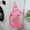 Pink, variant on YaChu Small Mesh Hanging Laundry Hamper Basket,Over-The-Door Mesh Hamper, Wall Dirty Clothes basket(Green)