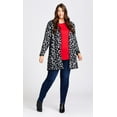 thumbnail image 2 of Aveology Women's Plus Size Emmeline Animal Print Relaxes Fit Coatigan, 2 of 5