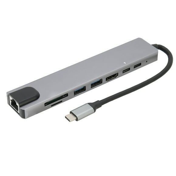 Usb C Docking Station, Docking Station Dual Monitor Stable Convenience High-Definition For Teachers For Mobile Hard Disk For Mouse