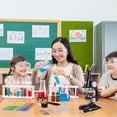thumbnail image 3 of Microscopio para principiantes Little World de Science Kits 100X-1200X, 3 of 6