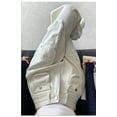 thumbnail image 3 of New American style workwear pants for women jeans for women in spring and autumn high waisted slimming straight leg loose casual wide leg pants, 3 of 14