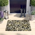 thumbnail image 2 of Zebra and Leopard Print Pattern Flannel Non Slip Door Rugs,Washable Door Mats Indoor,Decorative Door Mats,Dirt-Resistant and Absorbent Doormat for Entrance,Bedroom,Kitchen,Bathroom,31.5x17in(80x43cm), 2 of 4