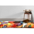 thumbnail image 3 of Gift For Her Rugs, Abstract City Rug, Outdoor Rug, Landscape Rug, Colorful City Painting Rugs, Large Rug, City View Rugs, Small Rug, 2.6'x4' - 80x120 cm, 3 of 8