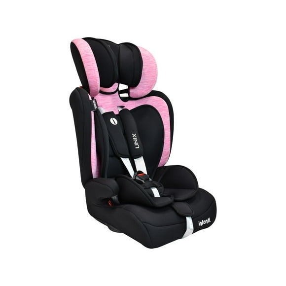 Autoasiento Infanti Unix Rosa Grupo 1, 2, 3 Convertible A Booster