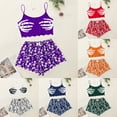 thumbnail image 6 of Hpapadks Halloween Sexy Pajama Set for Women Cute 2 Piece Spaghetti Strap Tank Top and Shorts Pjs Sets for Women Purple, 6 of 6